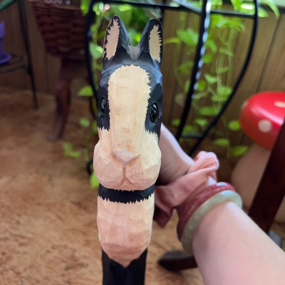 Collectible Carvings hand carved and painted made in the Philippines wooden cat - Picture 12 of 16